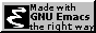 Made with GNU Emacs: the Right Way